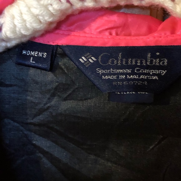 Vintage 80s 90s Neon Columbia Zip Up Windbreaker - Picture 8 of 8